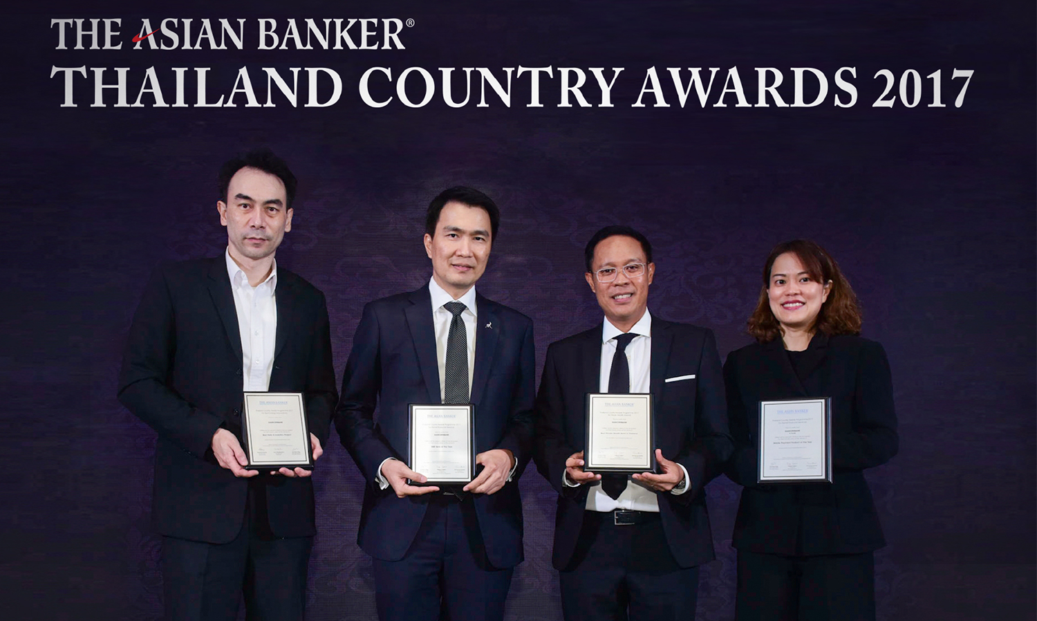 กสิกรไทย คว้า 4 รางวัลจาก The Asian Banker