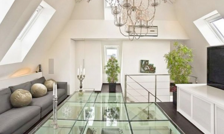 No Skirts Allowed When You Have A Transparent Glass Floor In Your House