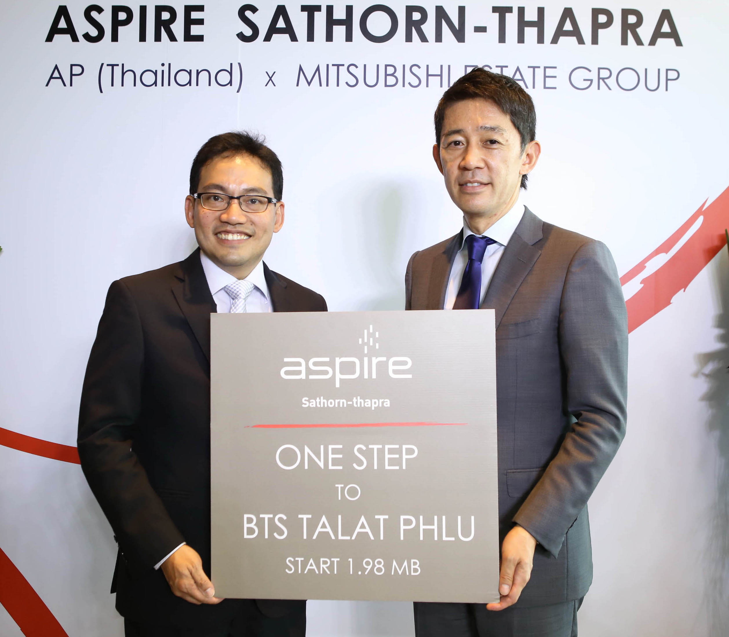 เอพี - มิตซูบิชิ เอสเตท ประกาศเปิด Aspire สาทร - ท่าพระ คอนโด 1 ก้าวจาก BTS ตลาดพลู