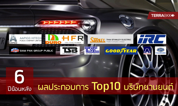 6 Year Operating Result History of TOP10 Automative Company