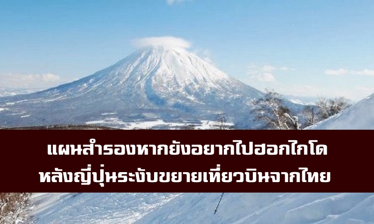 แผนสำรองหากยังอยากไปฮอกไกโด หลังญี่ปุ่นระงับขยายเที่ยวบินจากไทย