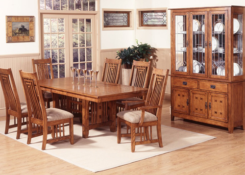 oak-dining-room-table-chairs