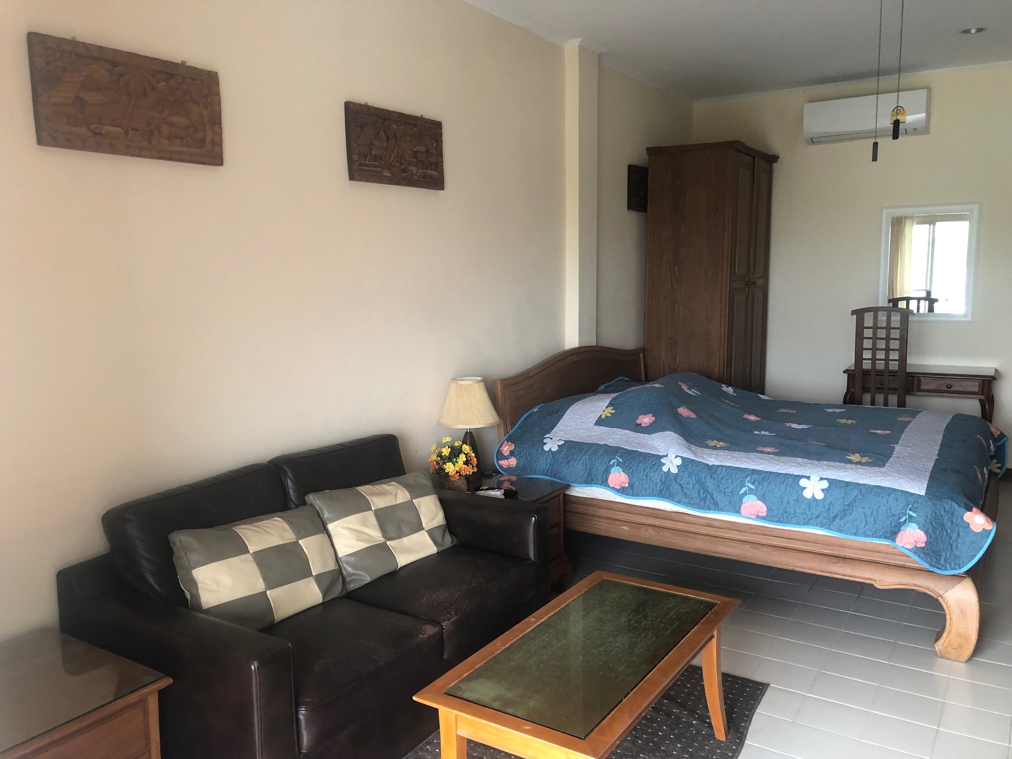 Fully-furnished 40 sq.m. room in a Low-rise, Garden-view Condo for rent – Baan Suan Lalana SongThai 