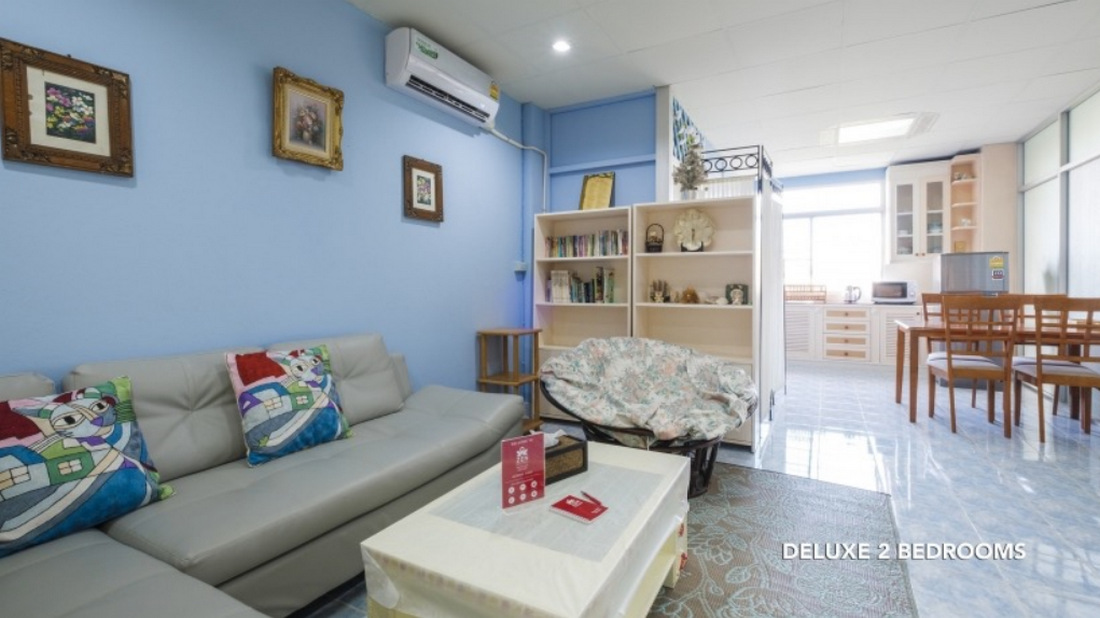 Service apartment ถนนเลียบหาดจอมเทียน 2 นอน 2 น้ำ 90 ตร.ม ชั้น 4 ทั้งชั้นเป็นส่วนตัว ตกแต่งครบ