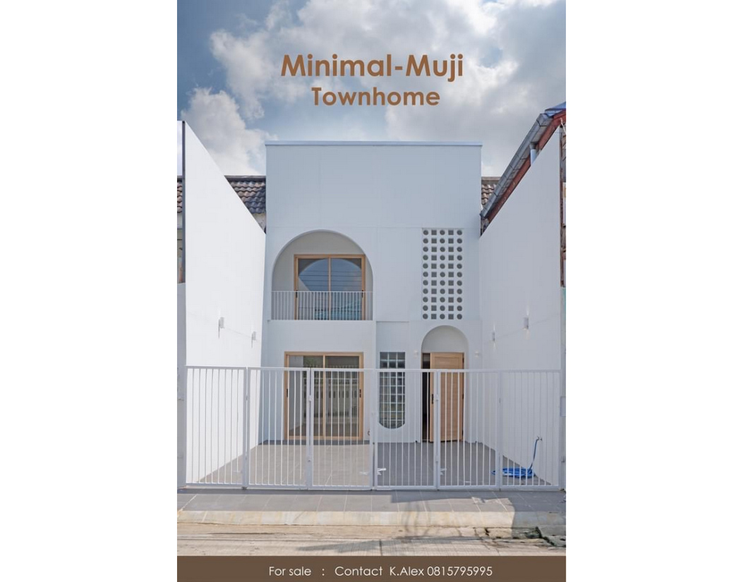 ขายทาวน์โฮมรีโนเวทใหม่ สไตล์ Minimal-Muji 25 ตารางวา 3 นอน 2 น้ำ ซอยช่างอากาศอุทิศ สีกัน ดอนเมือง