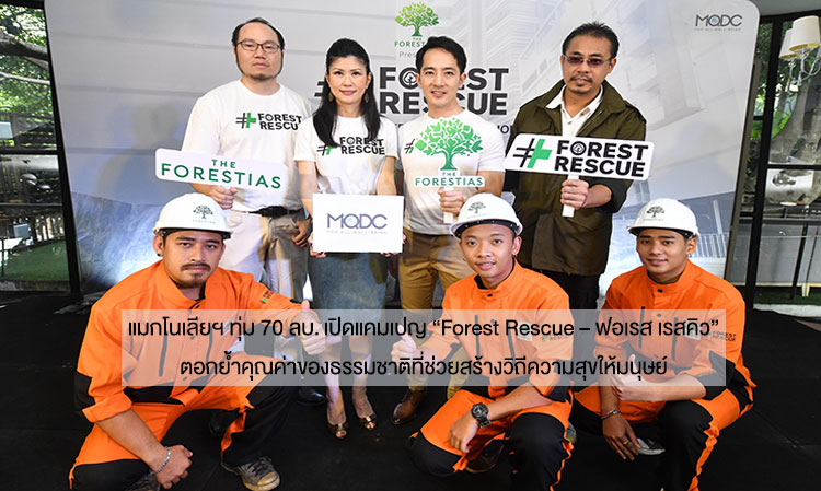 แมกโนเลียฯ ทุ่ม 70 ลบ. เปิดแคมเปญ “Forest Rescue – ฟอเรส เรสคิว” ตอกย้ำคุณค่าของธรรมชาติที่ช่วยสร้างวิถีความสุขให้มนุษย์