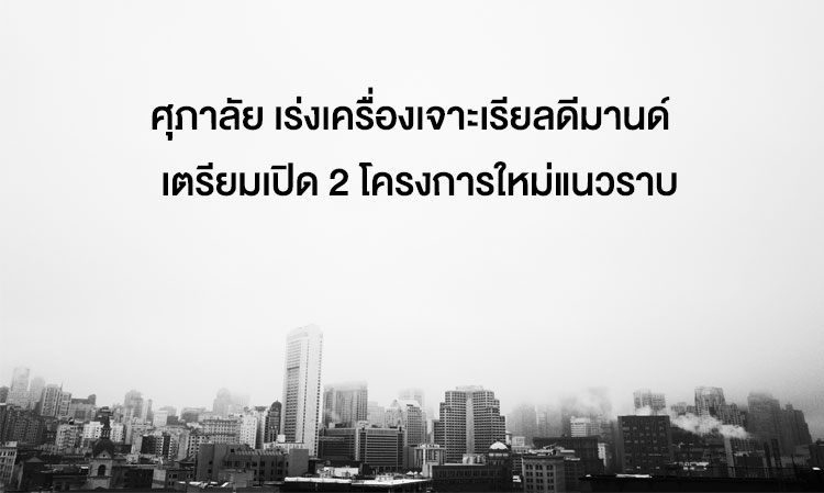 ศุภาลัย เร่งเครื่องเจาะเรียลดีมานด์  เตรียมเปิด 2 โครงการใหม่แนวราบ