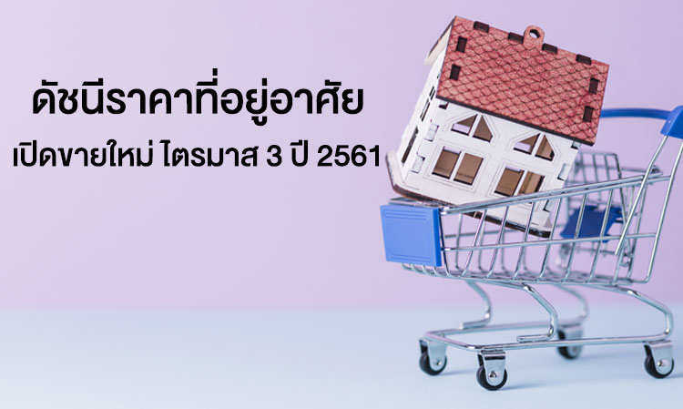 ดัชนีราคาที่อยู่อาศัยเปิดขายใหม่ ไตรมาส 3 ปี 2561