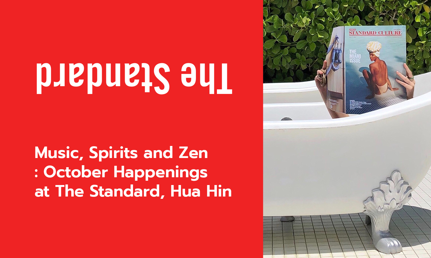 Music Spirits and Zen October Happenings at The Standard Hua Hin